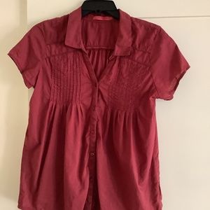 PrAna Katya red button down